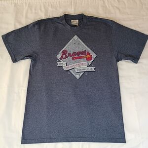 Vintage 00'  Unisex Atlanta Braves Medium Size Blue Round Neck